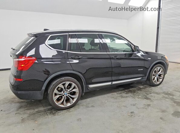 5UXWZ7C58G0R32441 2016 BMW X3 Black Trasero derecho
