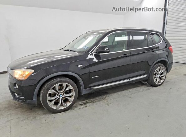 5UXWZ7C58G0R32441 2016 BMW X3 Black Vista tres cuartos delantera izquierda
