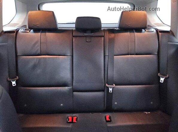 5UXWZ7C58G0R32441 2016 BMW X3 Black Vista de los asientos traseros