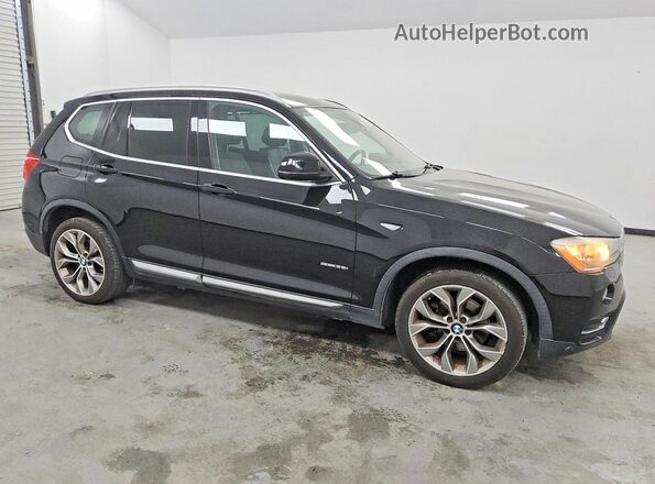 5UXWZ7C58G0R32441 2016 BMW X3 Black Delantero derecho