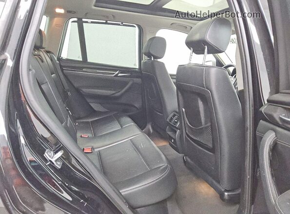 5UXWZ7C58G0R32441 2016 BMW X3 Black Vista interior trasera