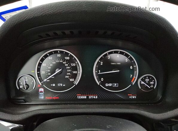 5UXWZ7C58G0R32441 2016 BMW X3 Black Vista del cuadro de instrumentos