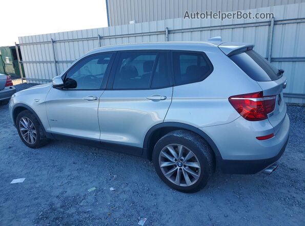 5UXWZ7C59H0U46593 2017 BMW X3 Серебряный Задняя левая четверть
