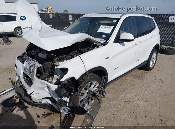 5UXWZ7C5XG0R32991 2016 BMW X3 Белый Передняя левая четверть