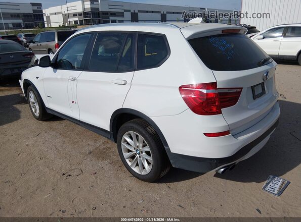 5UXWZ7C5XG0R32991 2016 BMW X3 Белый Задняя левая четверть
