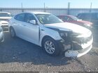 2016 Kia Optima Lx White vin: 5XXGT4L31GG067413