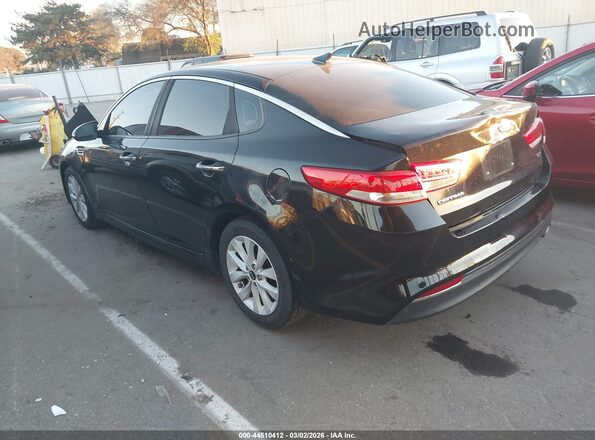 5XXGU4L35GG066570 2016 KIA OPTIMA Черный Задняя левая четверть