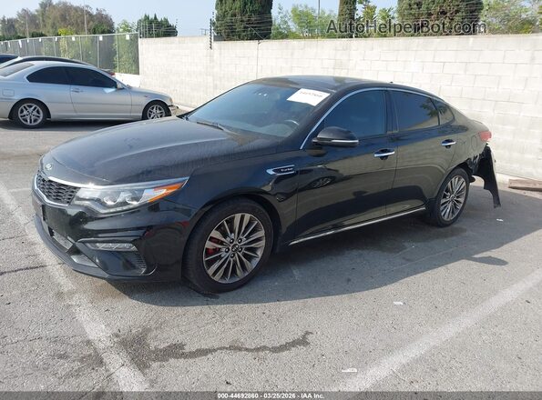 5XXGV4L28KG286542 2019 KIA OPTIMA Черный Передняя левая четверть
