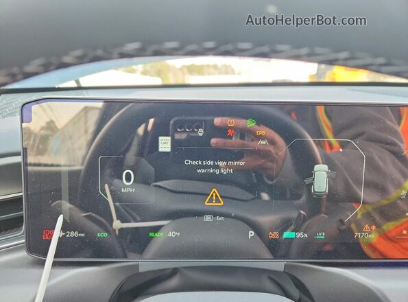 5XYADFS55TG010350 2026 KIA EV9 Black Widok zestawu wskaźników