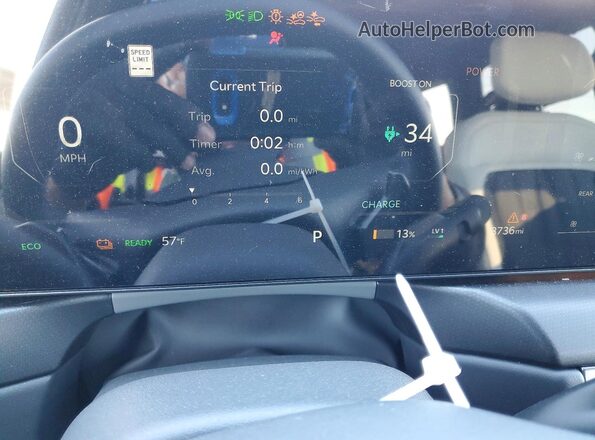 5XYAEFS56TG004747 2026 KIA EV9 Серый Вид щитка приборов