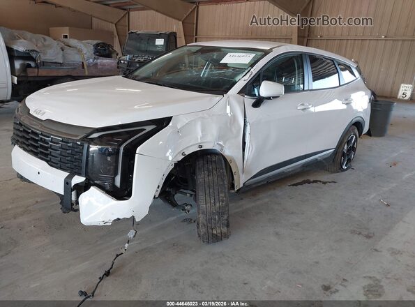 5XYK2CDFXTG341553 2026 KIA SPORTAGE White Առջևի ձախ երեք քառորդ տեսարան