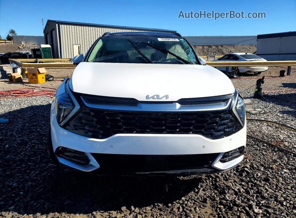 5XYK53AFXPG056790 2023 KIA SPORTAGE White წინა ხედი