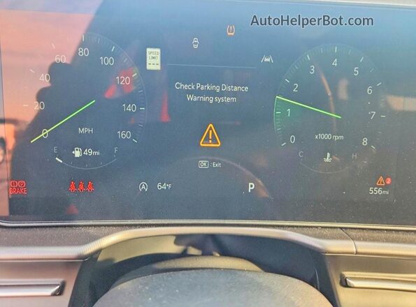 5XYK53DF2TG377891 2026 KIA SPORTAGE Gray Instrument cluster view