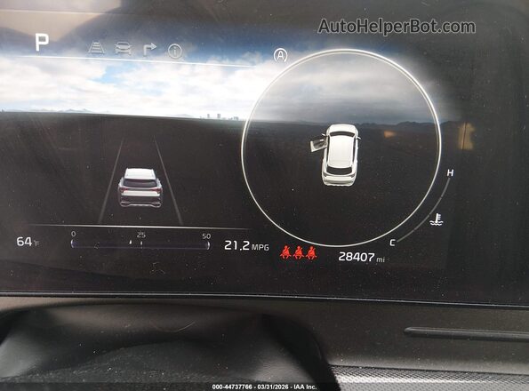 5XYK5CDF1RG143606 2024 KIA SPORTAGE Серый Вид задних сидений