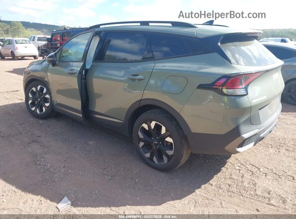5XYK6CAF5PG008675 2023 KIA SPORTAGE Зеленый Задняя левая четверть