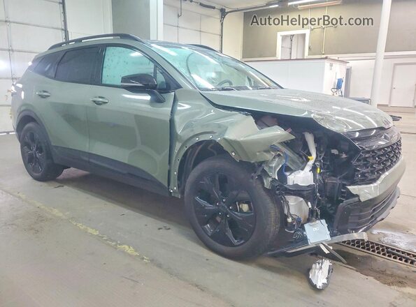 5XYK6CDF4SG234355 2025 KIA SPORTAGE Зеленый Передняя правая четверть