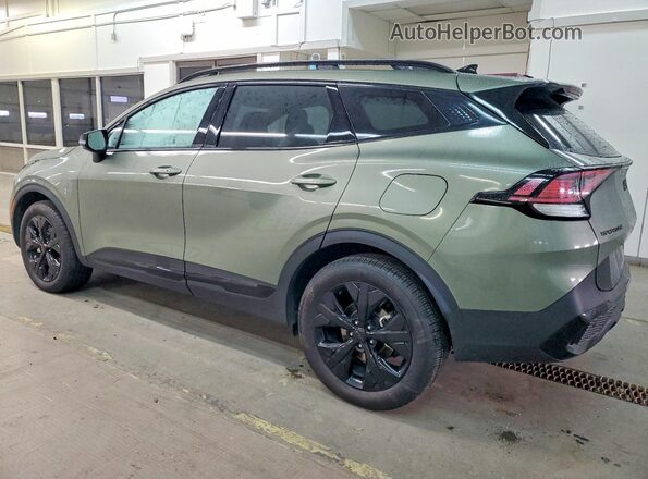 5XYK6CDF4SG234355 2025 KIA SPORTAGE Зеленый Задняя левая четверть
