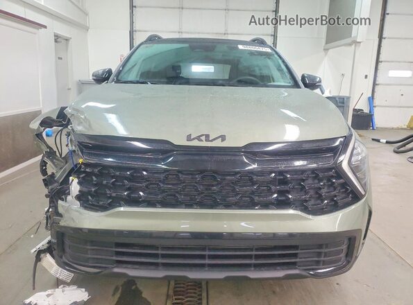 5XYK6CDF4SG234355 2025 KIA SPORTAGE Зеленый Вид спереди