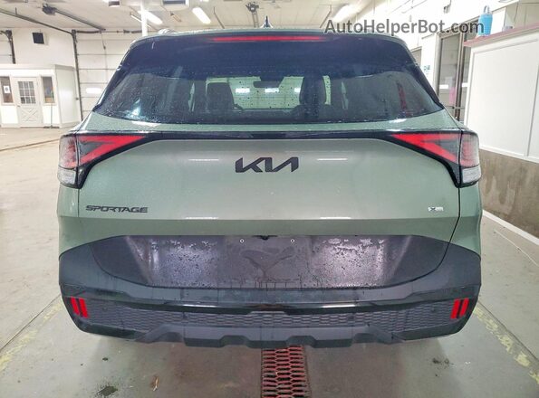 5XYK6CDF4SG234355 2025 KIA SPORTAGE Зеленый Вид сзади
