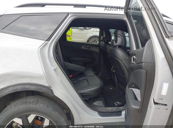 5XYK6CDFXRG156903 2024 KIA SPORTAGE Gray Widok naklejki z numerem VIN
