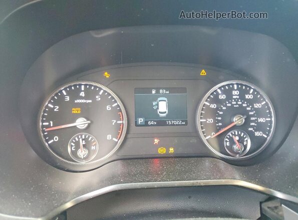 5XYP24HC7LG047636 2020 KIA TELLURIDE Gray Vista del cuadro de instrumentos
