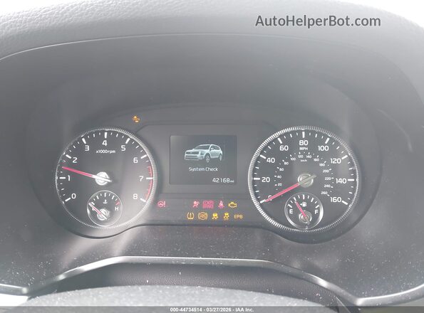 5XYP2DHC5MG123081 2021 KIA TELLURIDE Light Blue Вид задних сидений