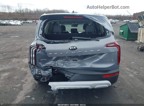 5XYP2DHC5MG123081 2021 KIA TELLURIDE Light Blue 
