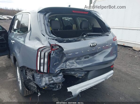 5XYP2DHC5MG123081 2021 KIA TELLURIDE Light Blue Вид спереди