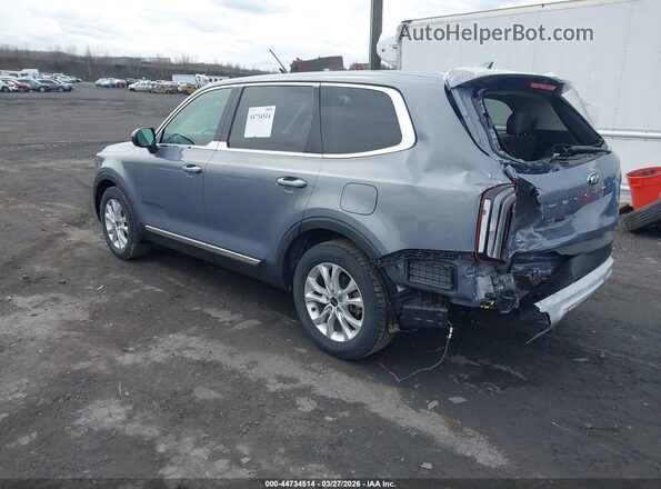 5XYP2DHC5MG123081 2021 KIA TELLURIDE Light Blue Задняя левая четверть