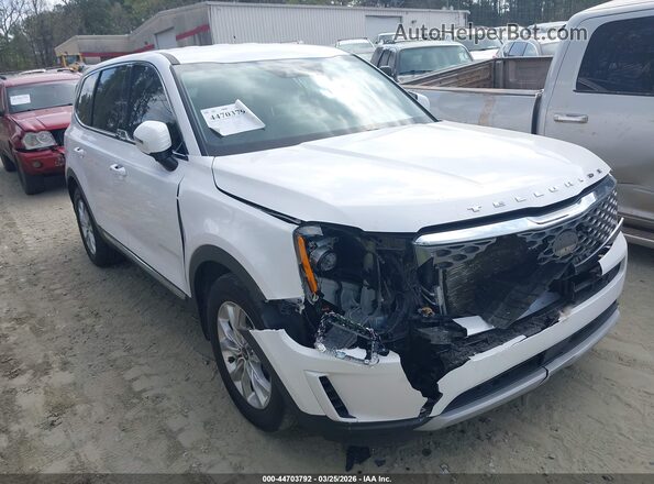 5XYP2DHC5MG183457 2021 KIA TELLURIDE White Front right