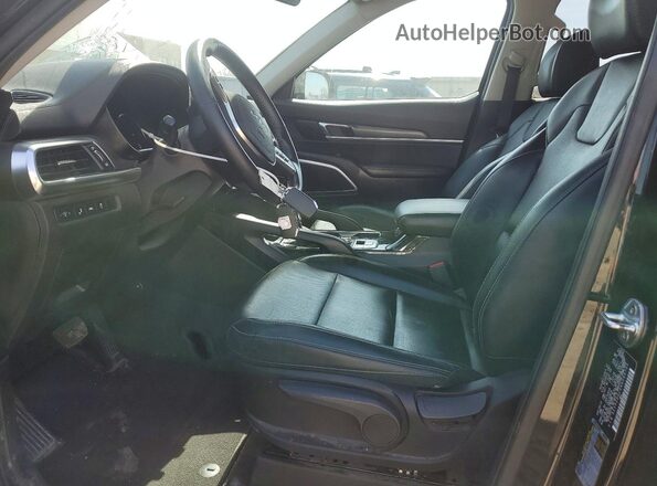 5XYP2DHC9NG284700 2022 KIA TELLURIDE Black Widok wnętrza z przodu