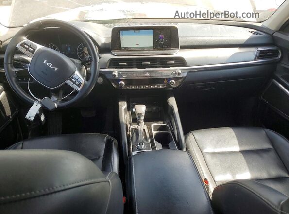 5XYP2DHC9NG284700 2022 KIA TELLURIDE Black Widok deski rozdzielczej