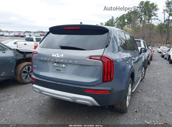 5XYP2DHCXNG306896 2022 KIA TELLURIDE Серый Задняя правая четверть