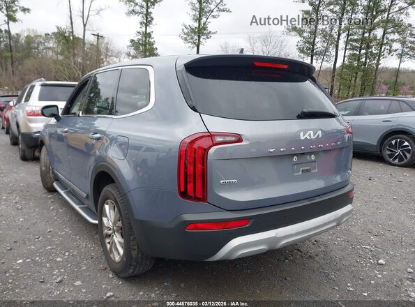 5XYP2DHCXNG306896 2022 KIA TELLURIDE Серый Задняя левая четверть