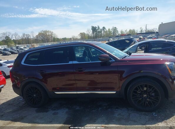 5XYP34HCXLG001053 2020 KIA TELLURIDE Burgundy Սալոնի հետևի տեսք