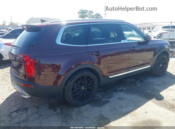 5XYP34HCXLG001053 2020 KIA TELLURIDE Burgundy Հետևի աջ