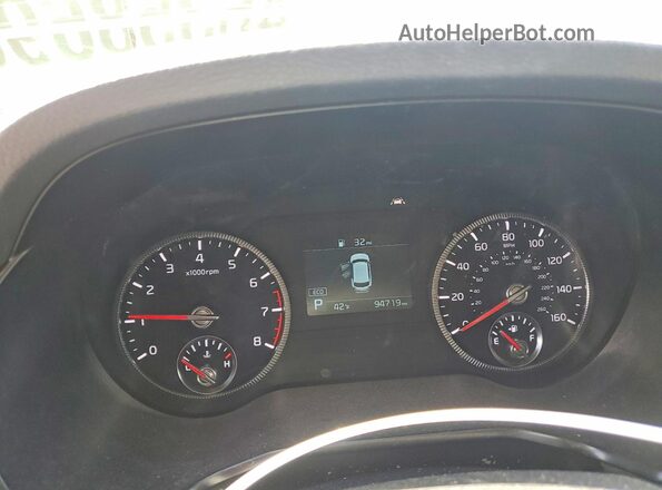 5XYP34HCXNG262167 2022 KIA TELLURIDE Белый Вид щитка приборов