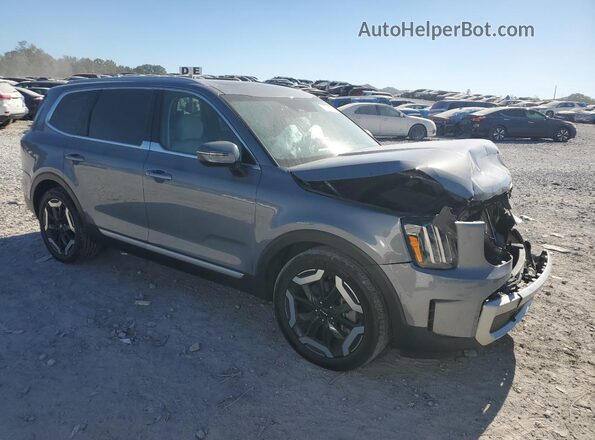 5XYP3DGC1PG341621 2023 KIA TELLURIDE Серебряный Передняя правая четверть