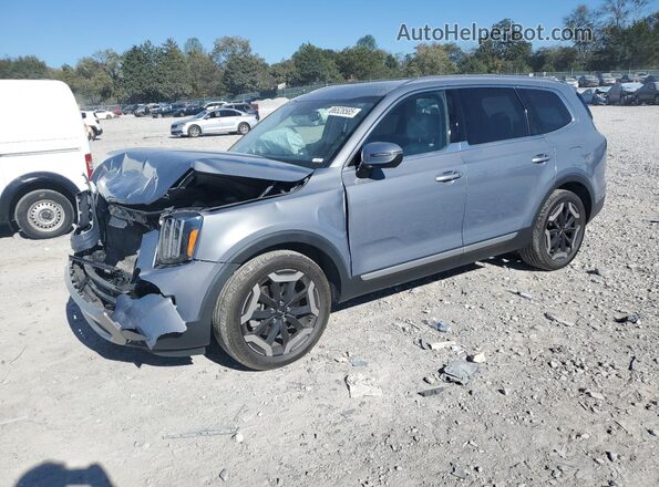 5XYP3DGC1PG341621 2023 KIA TELLURIDE Серебряный Передняя левая четверть