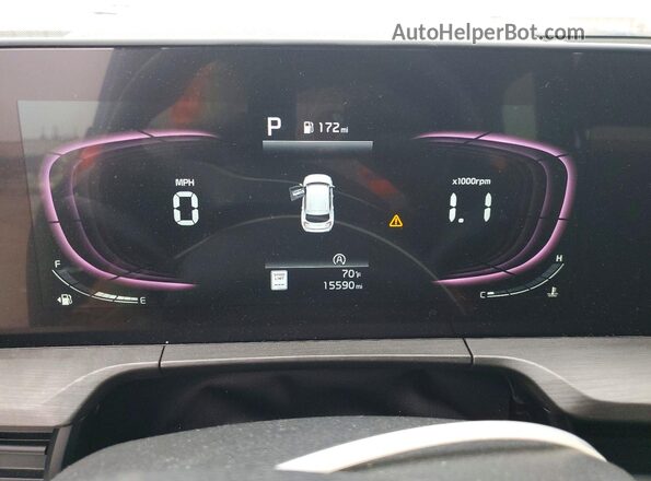 5XYP3DGC9RG497215 2024 KIA TELLURIDE Green Widok zestawu wskaźników