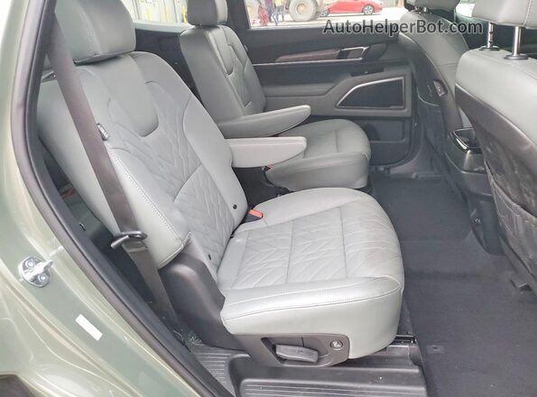 5XYP3DGC9RG497215 2024 KIA TELLURIDE Green Widok wnętrza z tyłu