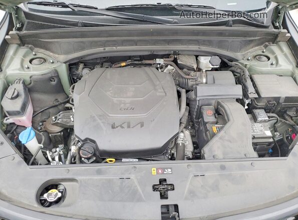 5XYP3DGC9RG497215 2024 KIA TELLURIDE Green Widok komory silnika