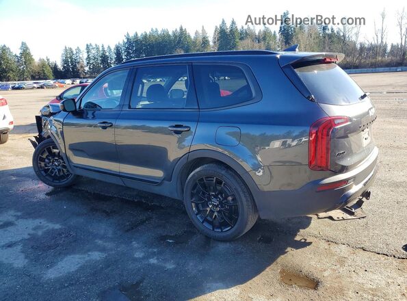 5XYP3DHC2NG288178 2022 KIA TELLURIDE Gray Հետևի ձախ