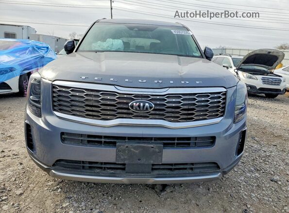 5XYP3DHC3LG069338 2020 KIA TELLURIDE Серебряный Вид спереди