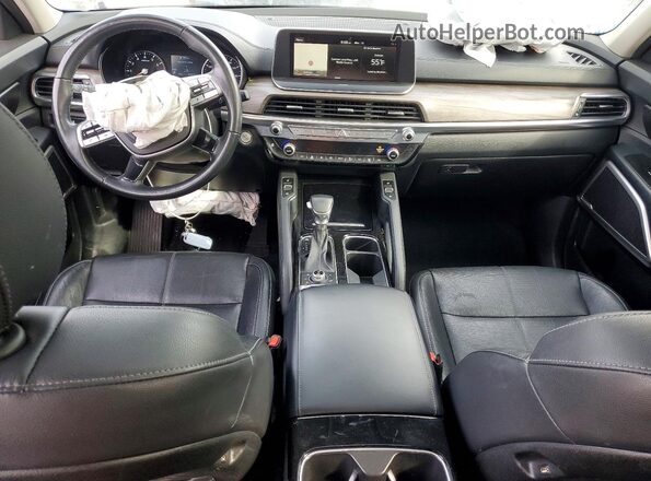 5XYP3DHC3LG069338 2020 KIA TELLURIDE Серебряный Вид панели приборов