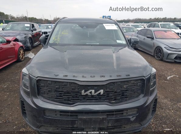5XYP3DHC8NG216983 2022 KIA TELLURIDE Gray Widok deski rozdzielczej