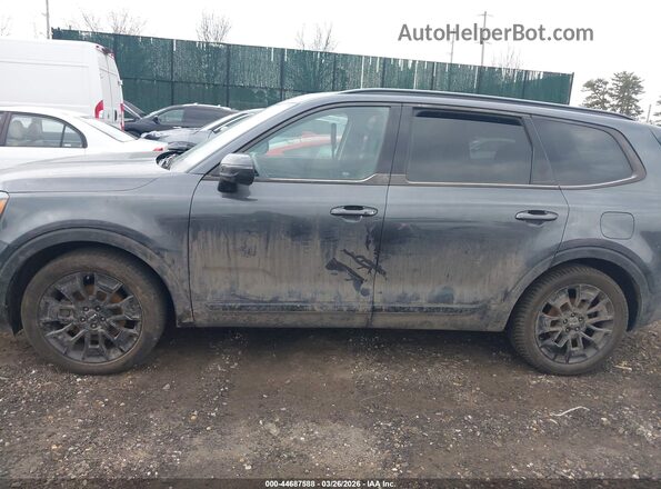 5XYP3DHC8NG216983 2022 KIA TELLURIDE Gray Widok wnętrza z tyłu