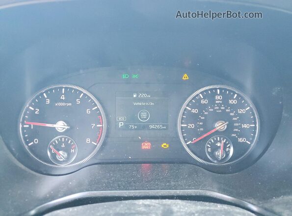 5XYP3DHCXLG043190 2020 KIA TELLURIDE Gray Vista del cuadro de instrumentos