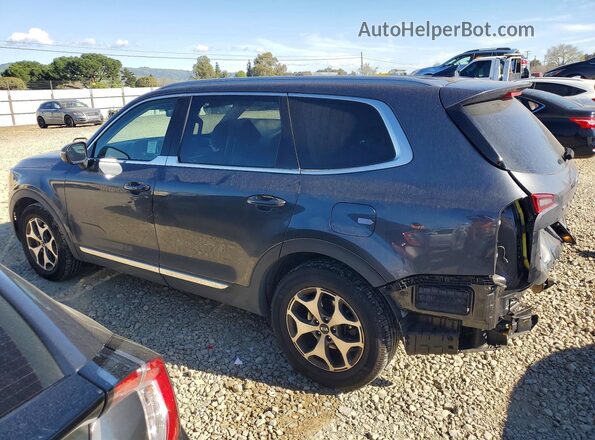 5XYP3DHCXLG043190 2020 KIA TELLURIDE Gray Trasero izquierdo
