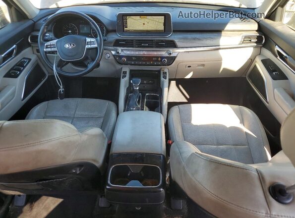 5XYP3DHCXLG043190 2020 KIA TELLURIDE Gray Vista del salpicadero